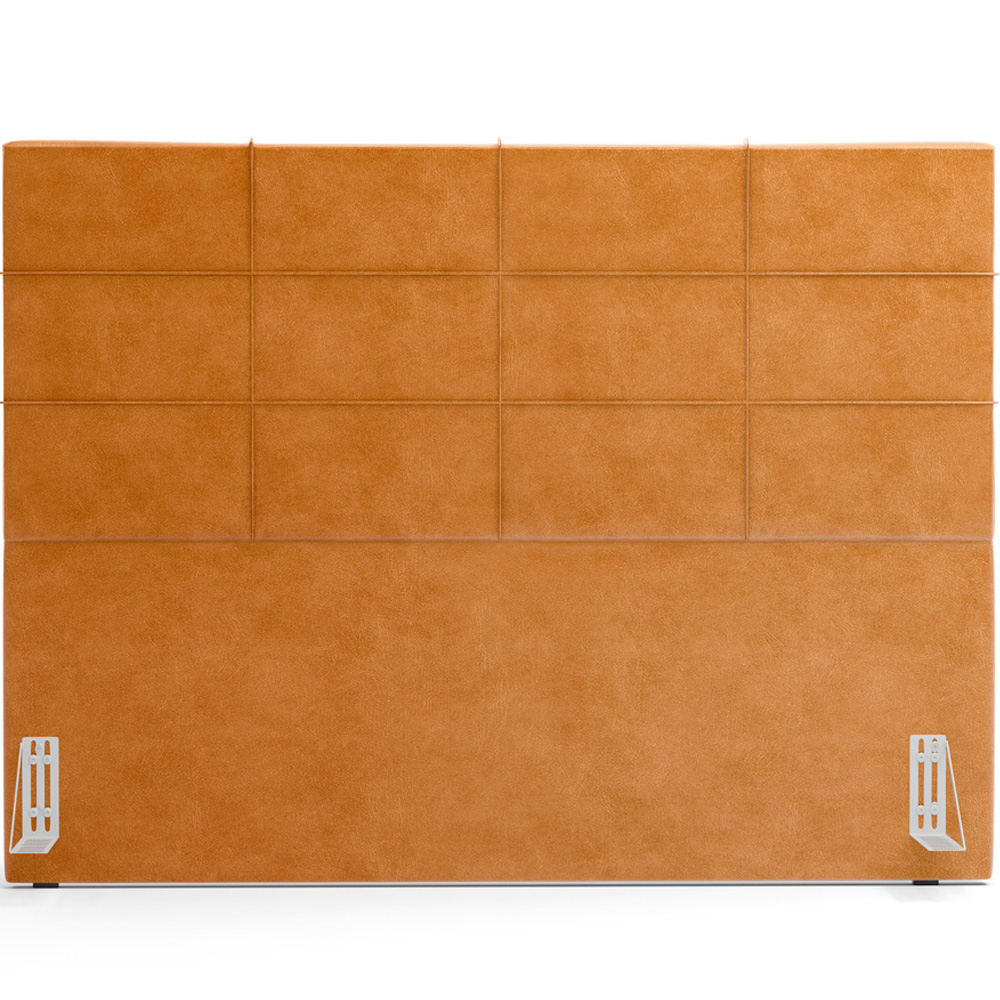 Cabeceira Cama Box Casal 140 cm Roma W01 Couríssimo Whisky - Lyam