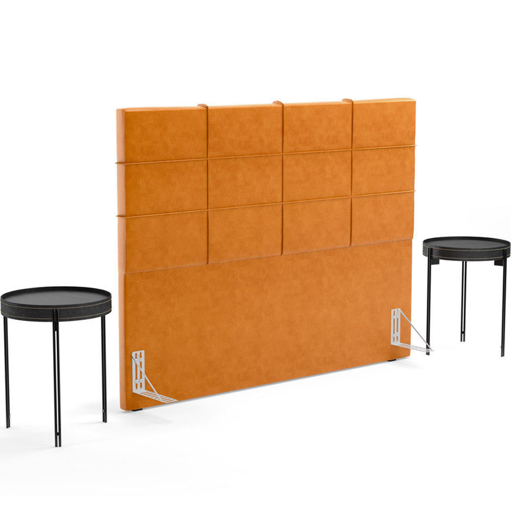 Cabeceira Cama Box Casal 140 cm Roma W01 Couríssimo Whisky - Lyam