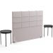 Cabeceira Cama Box Casal 140 cm Roma W01 Linho Bege - Lyam