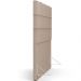 Cabeceira Cama Box Casal 140 cm Roma W01 Linho Bege Escuro - Lyam