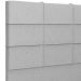 Cabeceira Cama Box Casal 140 cm Roma W01 Linho Cinza - Lyam
