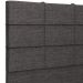 Cabeceira Cama Box Casal 140 cm Roma W01 Linho Cinza Escuro - Lyam