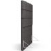 Cabeceira Cama Box Casal 140 cm Roma W01 Linho Cinza Escuro - Lyam