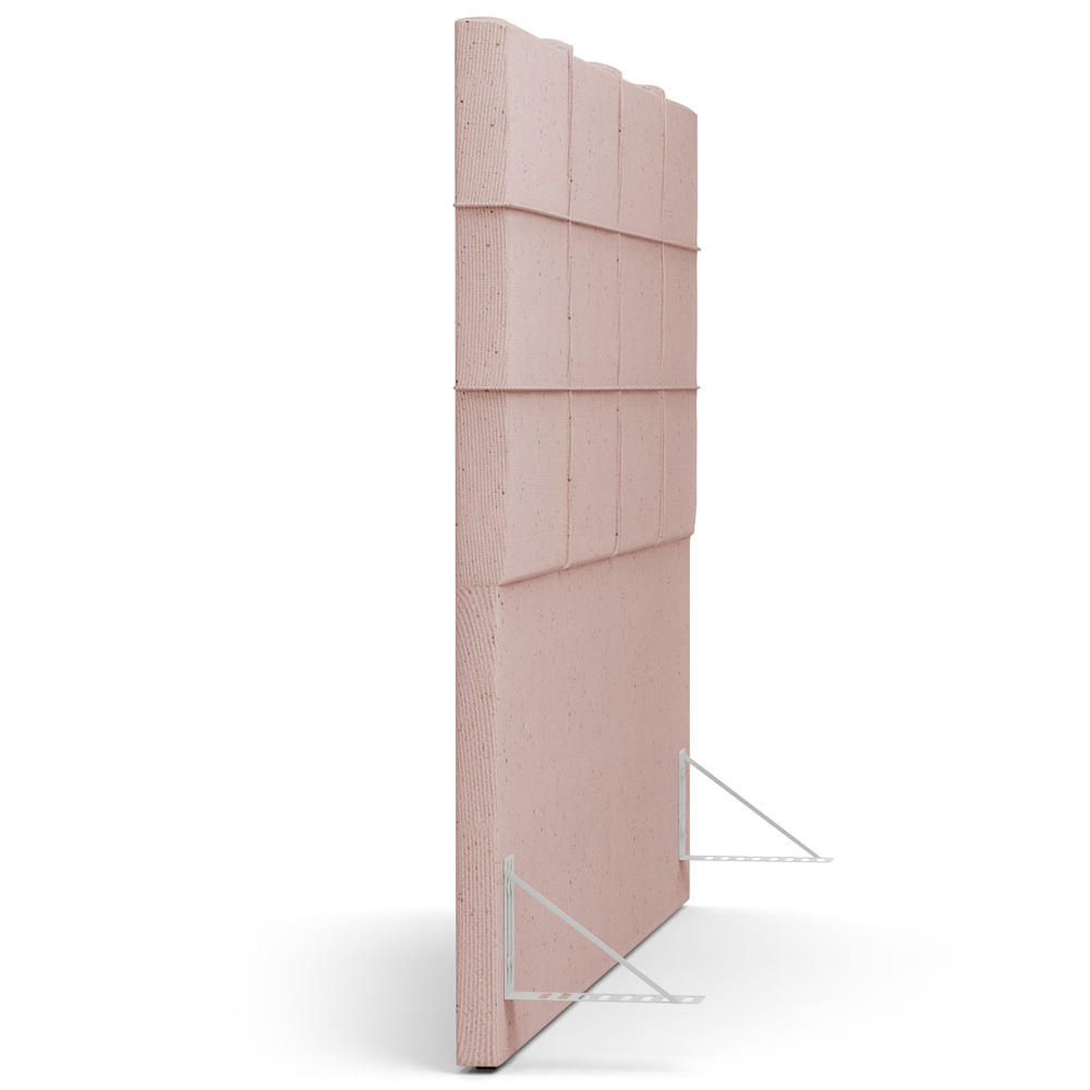 Cabeceira Cama Box Casal 140 cm Roma W01 Linho Rosê - Lyam