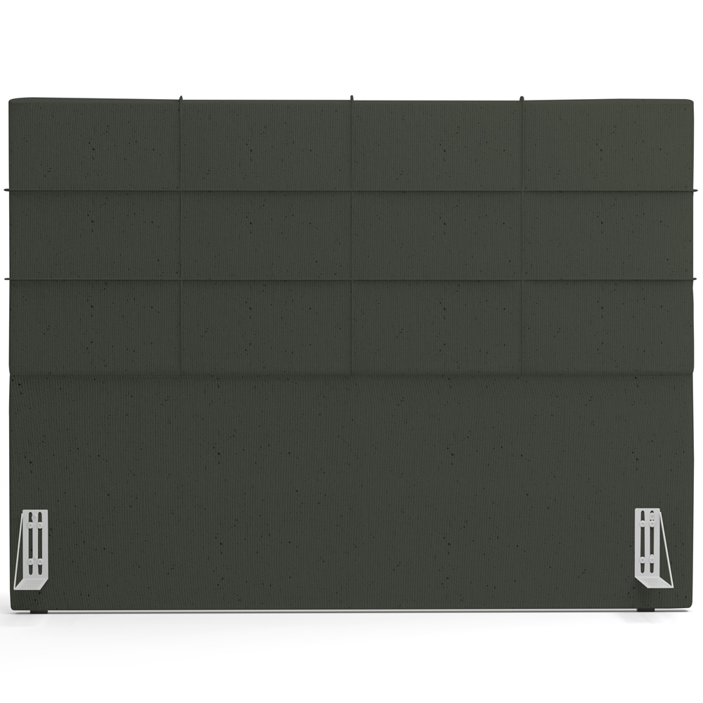 Cabeceira Cama Box Casal 140 cm Roma W01 Linho Verde Musgo - Lyam