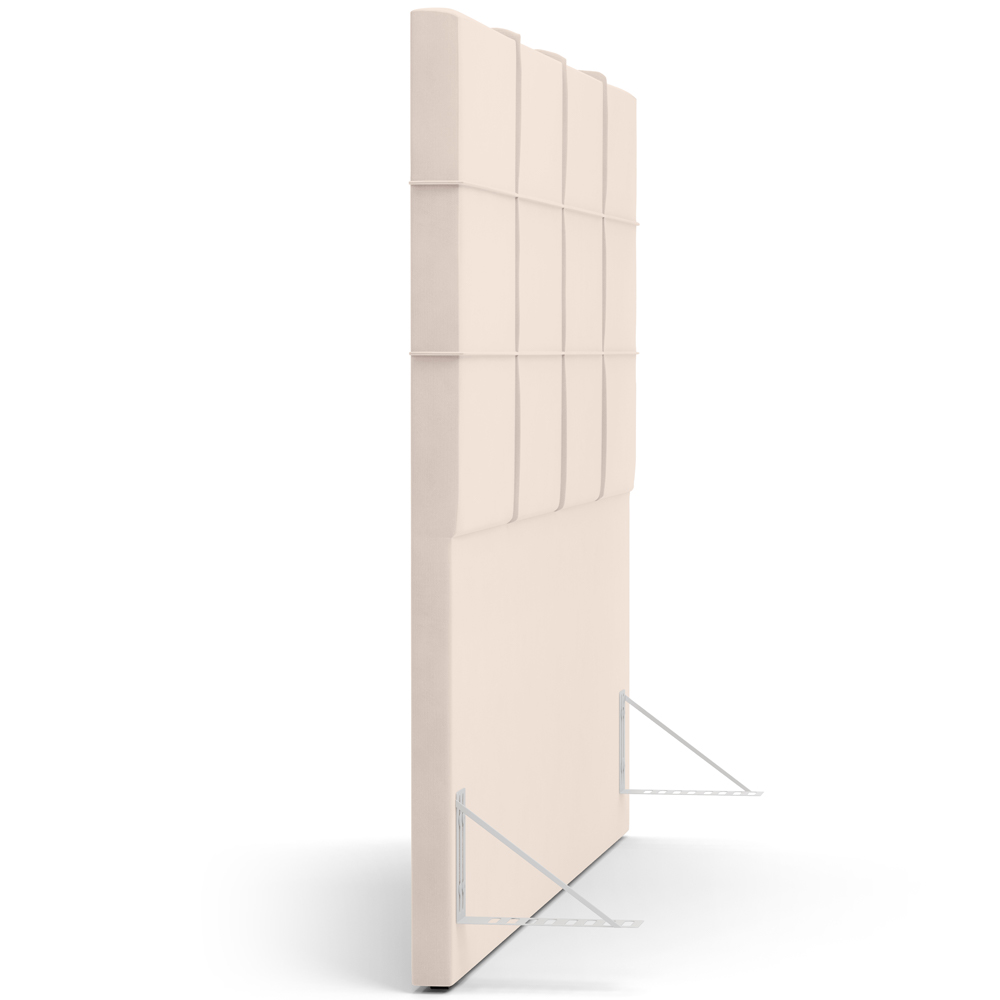 Cabeceira Cama Box Casal 140 cm Roma W01 Suede Bege - Lyam
