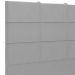 Cabeceira Cama Box Casal 140 cm Roma W01 Suede Cinza - Lyam