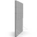 Cabeceira Cama Box Casal 140 cm Roma W01 Suede Cinza - Lyam