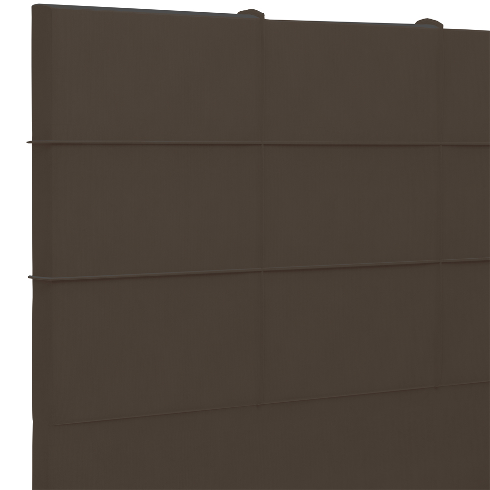 Cabeceira Cama Box Casal 140 cm Roma W01 Suede Marrom - Lyam