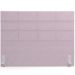 Cabeceira Cama Box Casal 140 cm Roma W01 Suede Rosê - Lyam