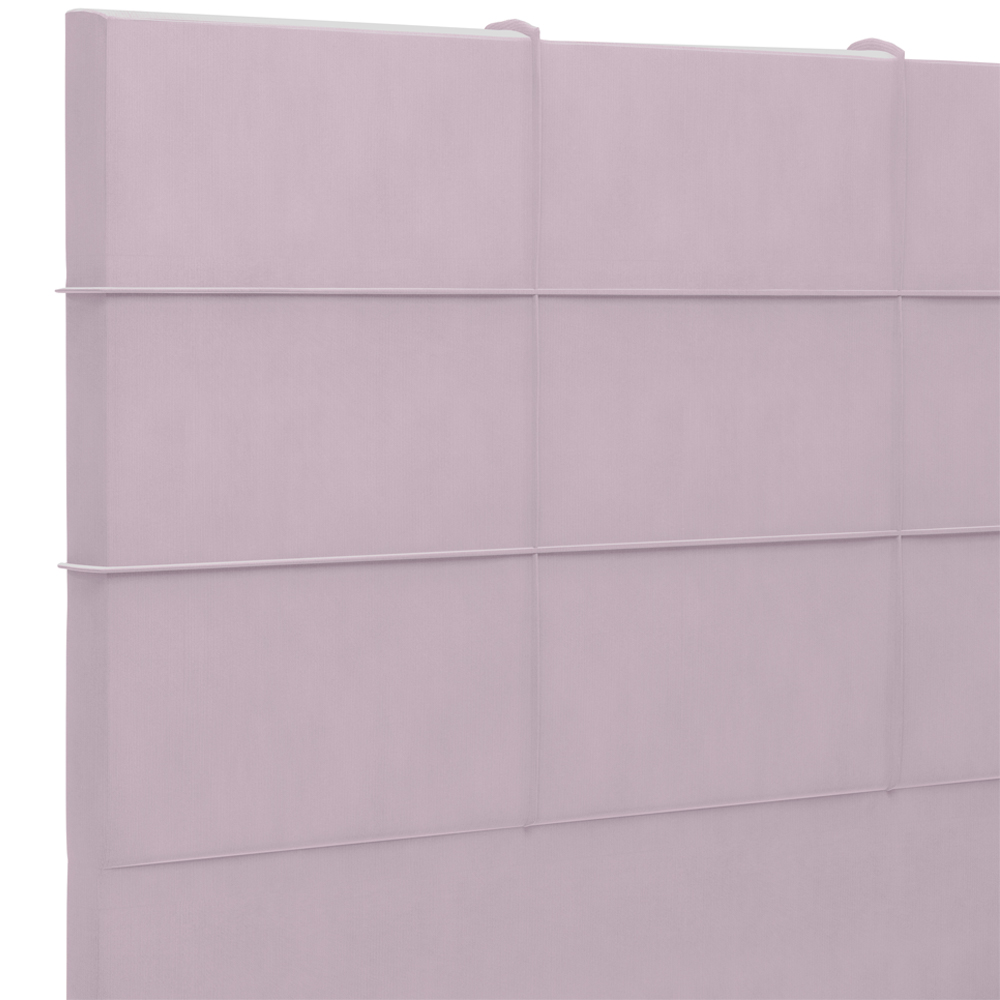 Cabeceira Cama Box Casal 140 cm Roma W01 Suede Rosê - Lyam