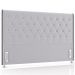 Cabeceira Cama Box Casal 140cm Estofada Frizza P05 Veludo Cinza - Lyam Decor