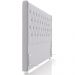 Cabeceira Cama Box Casal 140cm Estofada Frizza P05 Veludo Cinza - Lyam Decor