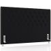 Cabeceira Cama Box Casal 140cm Estofada Frizza P05 Veludo Preto - Lyam Decor