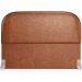Cabeceira Cama Box Casal 140cm Orgânica Lanna W01 Couríssimo Camel - Lyam Decor