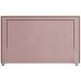 Cabeceira Cama Box Casal 195 cm P05 Berlim Veludo Rosê - Lyam