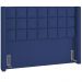 Cabeceira Cama Box Casal 195 cm P05 Paris Veludo Azul Marinho - Lyam