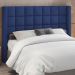 Cabeceira Cama Box Casal 195 cm P05 Paris Veludo Azul Marinho - Lyam