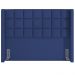 Cabeceira Cama Box Casal 195 cm P05 Paris Veludo Azul Marinho - Lyam
