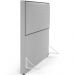 Cabeceira Cama Box Casal Com Tachas 140 cm Vicenza L02 Bouclê Cinza - Lyam Decor