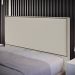 Cabeceira Cama Box Casal Com Tachas 140 cm Vicenza L02 Bouclê Creme - Lyam Decor