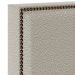 Cabeceira Cama Box Casal Com Tachas 140 cm Vicenza L02 Bouclê Creme - Lyam Decor