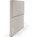 Cabeceira Cama Box Casal Com Tachas 140 cm Vicenza L02 Bouclê Creme - Lyam Decor