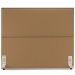 Cabeceira Cama Box Casal Com Tachas 140 cm Vicenza L02 Bouclê Mostarda - Lyam Decor