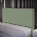Cabeceira Cama Box Casal Com Tachas 140 cm Vicenza L02 Bouclê Oliva - Lyam Decor
