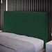 Cabeceira Cama Box Casal Com Tachas 140 cm Vicenza L02 Bouclê Verde - Lyam Decor