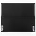 Cabeceira Cama Box Casal Com Tachas 140 cm Vicenza L02 Couríssimo Preto - Lyam Decor