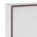 Cabeceira Cama Box Casal Com Tachas 140 cm Vicenza L02 Facto Branco - Lyam Decor