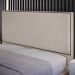 Cabeceira Cama Box Casal Com Tachas 140 cm Vicenza L02 Linho Bege - Lyam Decor