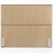 Cabeceira Cama Box Casal Com Tachas 140 cm Vicenza L02 Linho Bege Escuro - Lyam Decor