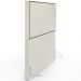 Cabeceira Cama Box Casal Com Tachas 140 cm Vicenza L02 Linho Champagne - Lyam Decor