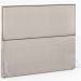 Cabeceira Cama Box Casal Com Tachas 140 cm Vicenza L02 Linho Cru - Lyam Decor