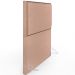 Cabeceira Cama Box Casal Com Tachas 140 cm Vicenza L02 Linho Rosê - Lyam Decor