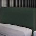 Cabeceira Cama Box Casal Com Tachas 140 cm Vicenza L02 Linho Verde Musgo - Lyam Decor