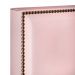 Cabeceira Cama Box Casal Com Tachas 140 cm Vicenza L02 Suede Rosê - Lyam Decor