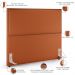 Cabeceira Cama Box Casal Com Tachas 140 cm Vicenza L02 Tecido Terracota - Lyam Decor