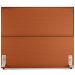 Cabeceira Cama Box Casal Com Tachas 140 cm Vicenza L02 Tecido Terracota - Lyam Decor
