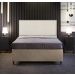 Cabeceira Cama Box Casal Com Tachas 160 cm Vicenza L02 Linho Champagne - Lyam Decor