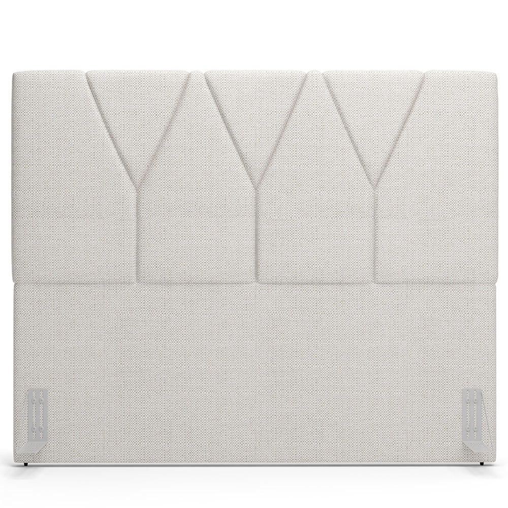 Cabeceira Cama Box Casal King  195 cm Aurora W01 Linho Champagne - Lyam Decor