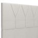 Cabeceira Cama Box Casal King  195 cm Aurora W01 Linho Champagne - Lyam Decor