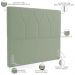Cabeceira Cama Box Casal King 195 cm Aurora W01 Bouclê Oliva - Lyam Decor