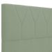 Cabeceira Cama Box Casal King 195 cm Aurora W01 Bouclê Oliva - Lyam Decor
