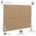 Cabeceira Cama Box Casal King 195 cm Dália W01 Bouclê Mostarda - Lyam Decor
