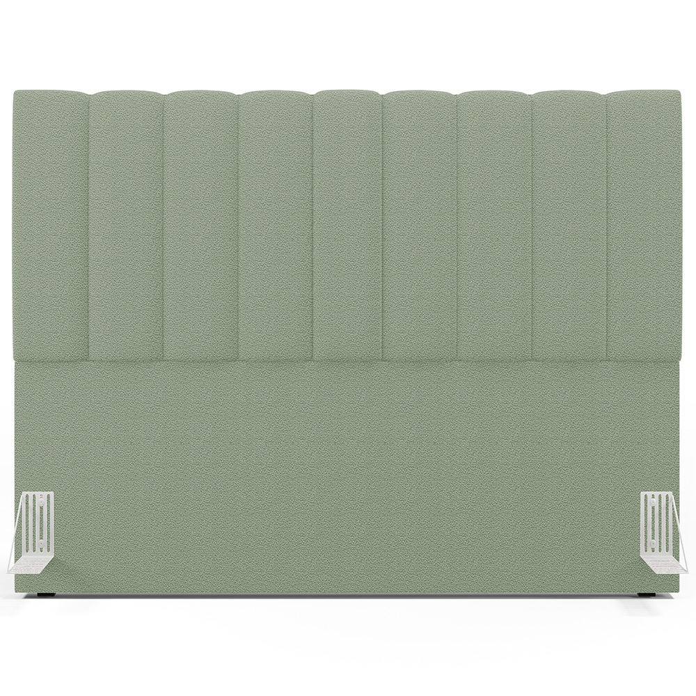 Cabeceira Cama Box Casal King 195 cm Dália W01 Bouclê Oliva - Lyam Decor