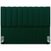 Cabeceira Cama Box Casal King 195 cm Dália W01 Bouclê Verde - Lyam Decor