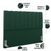 Cabeceira Cama Box Casal King 195 cm Dália W01 Bouclê Verde - Lyam Decor